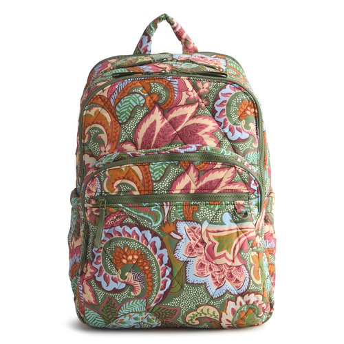 Vera Bradley Featherweight XL Bancroft Backpack, Leaf Me Not Paisley