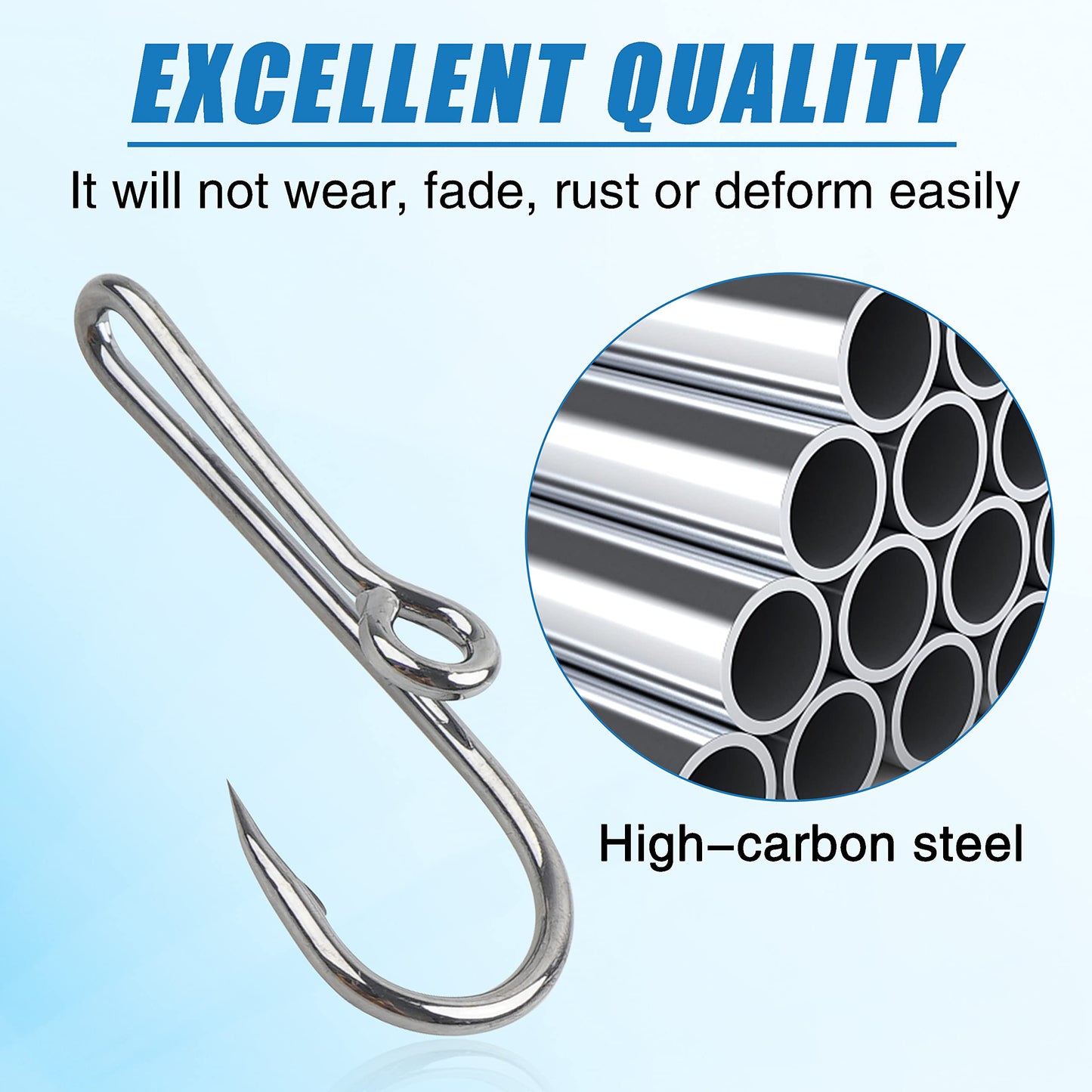 Fishing Hook Hat Pins Fishing Hook Hat Clip Fish Hooks for Hat, Gold/Black Fish Hook Hat Tie Clip for Outdoor 12PCS (mixed-12pcs)