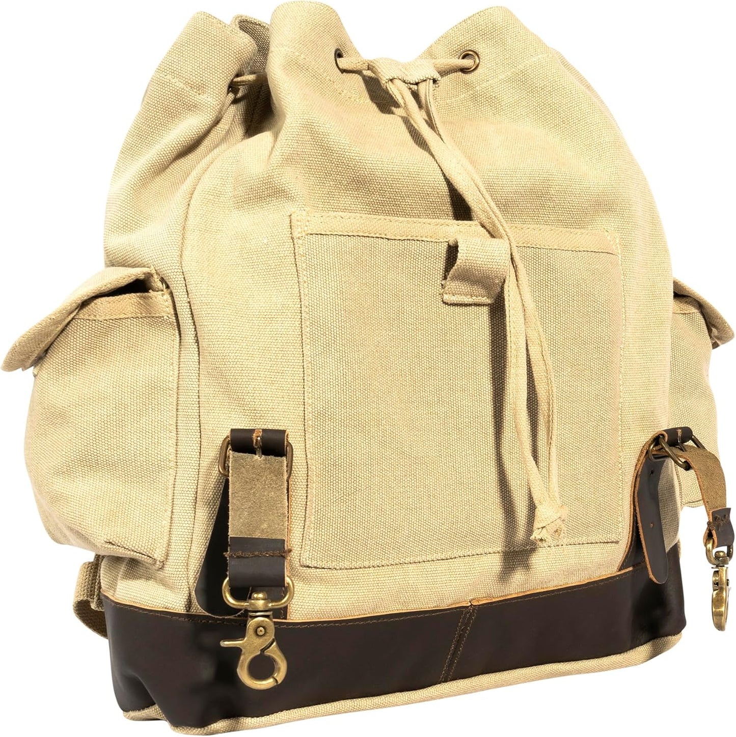 Rothco Vintage Expedition Rucksack - Classic Canvas Backpack for Everyday Adventures
