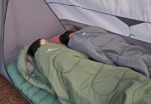 Nature Link Lightweight Sleeping Bag 2.6lbs, Backpacking Sleeping Bag 46℉-59℉, Nylon Shell and Lining, Waterproof, Compact, Ultralight Sleeping Bag for Backpacking Camping Hiking