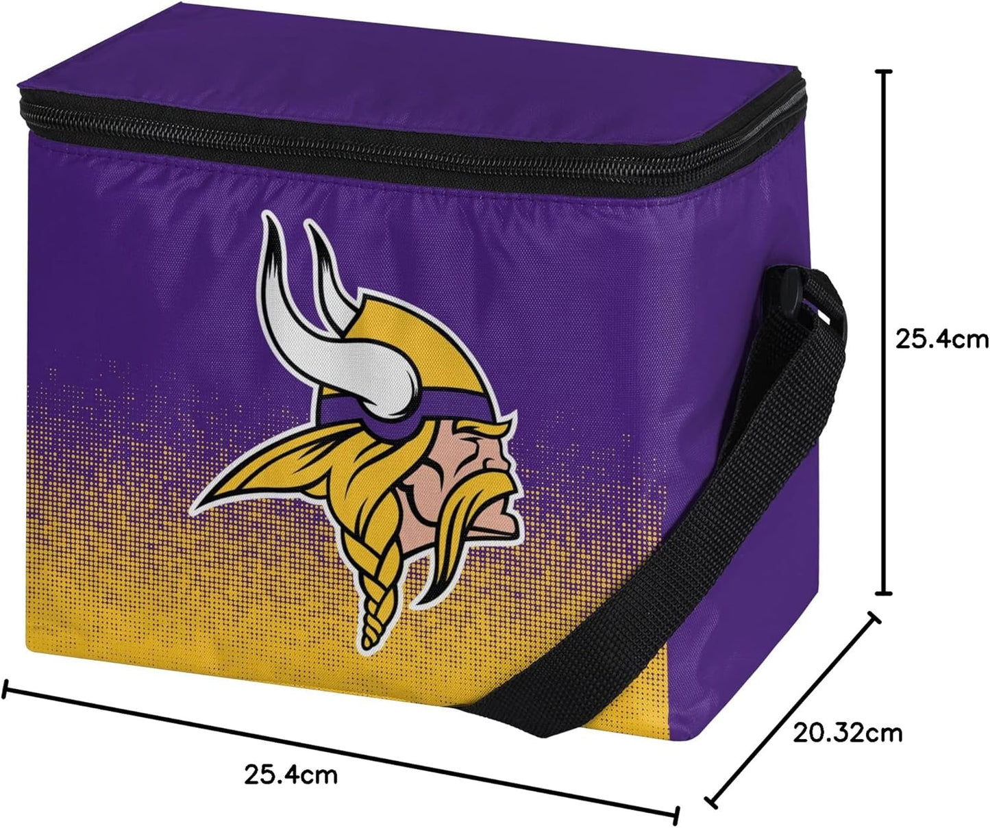 FOCO Unisex Gradient Print Lunch Bag Cooler