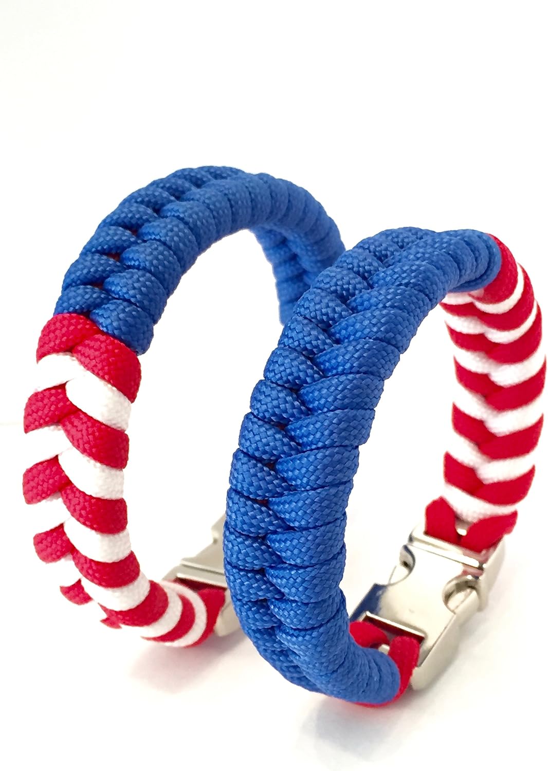 American Flag Paracord Survival Bracelet (Size 7.5)