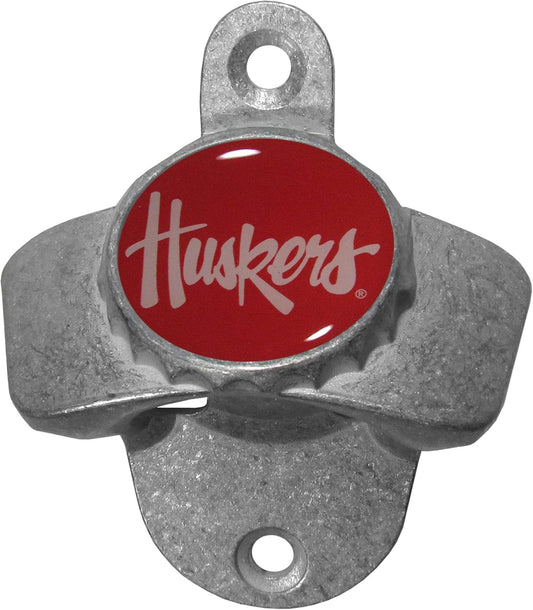 Siskiyou NCAA Nebraska Cornhuskers Wall Bottle Opener white