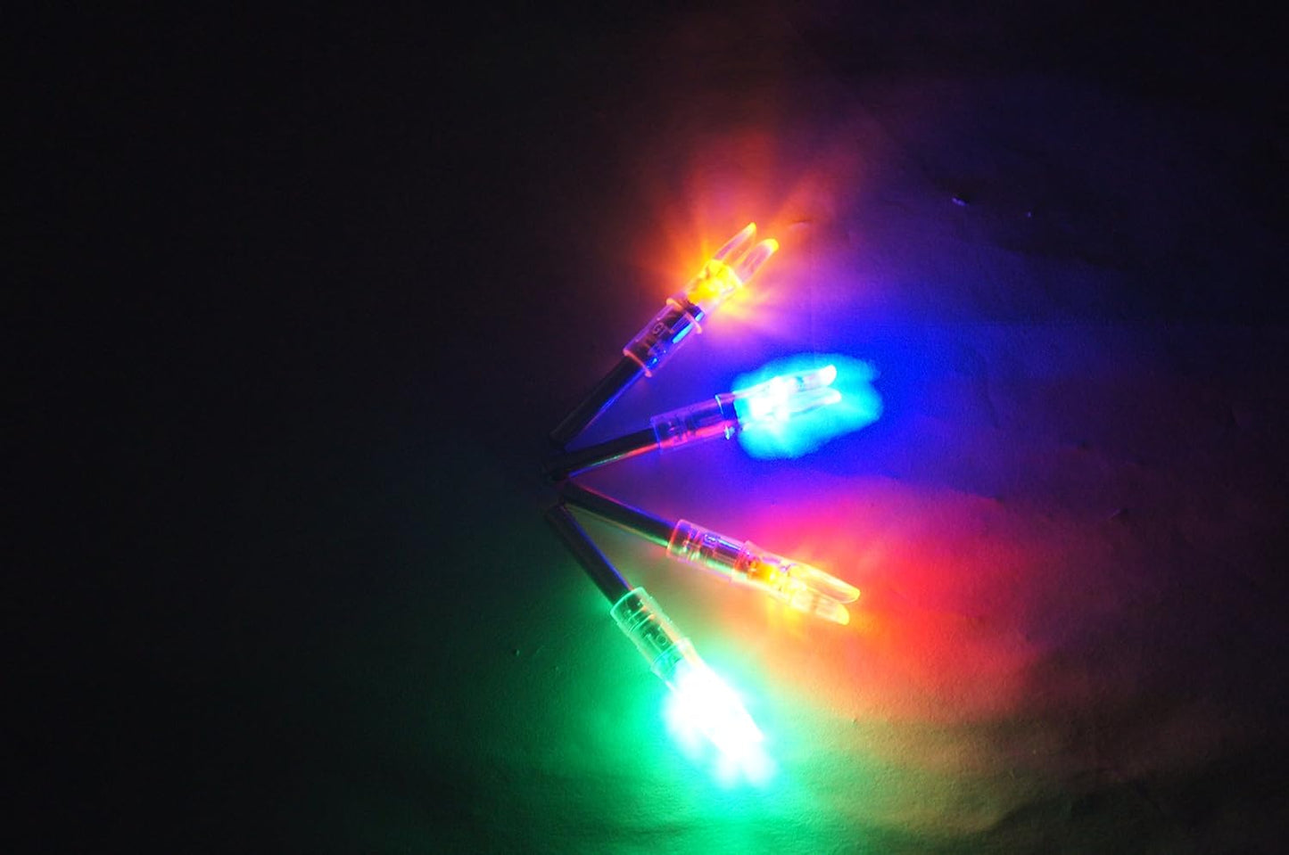 Automatically Lighted Led Nocks for Inner Diameter 6.3 mm Compound Bow Arrows GT Size Pack of 6 (red)