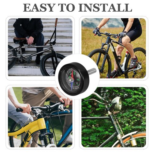 SUPVOX Bike Compass Mountain Bike Compass Handlebar for Bicycle Cycling Motorcycle ATV or Snowmobile Outdoor Accessories