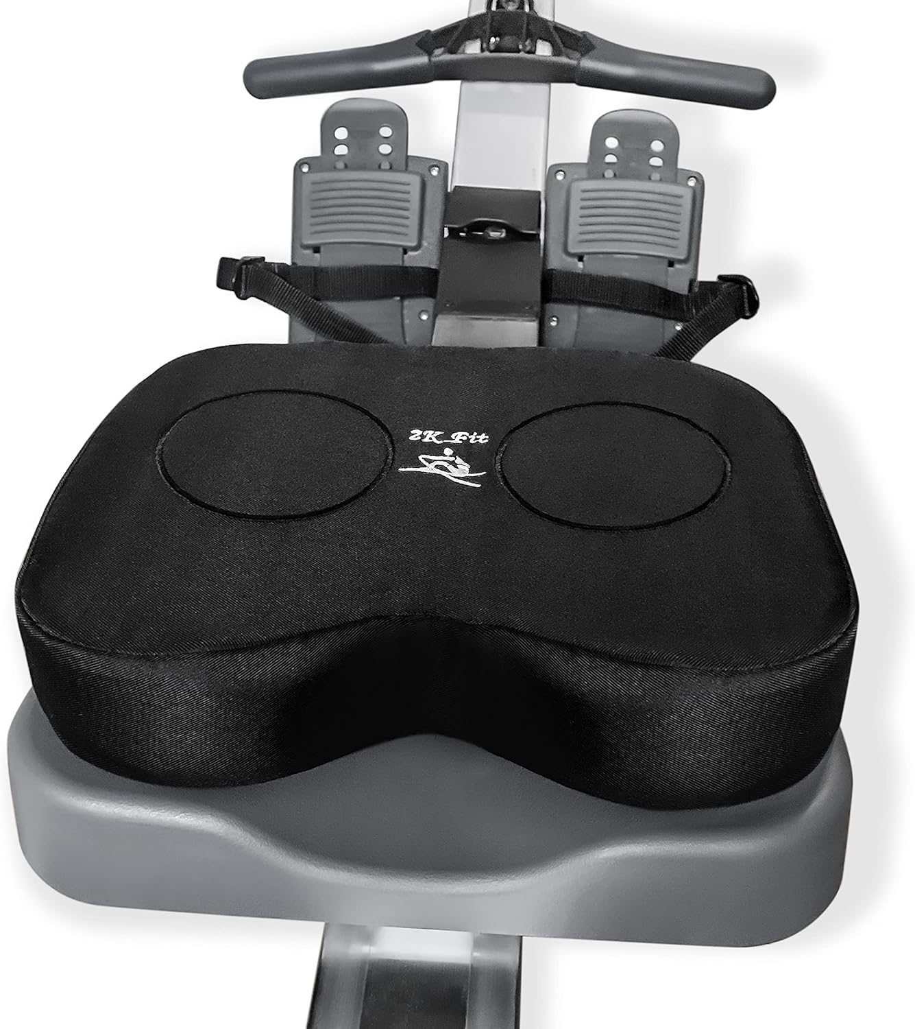 Rowing Machine Seat Cushion (Model 1) for The Concept 2 Rowing Machine with Medium Thickness Dual Density Memory Foam, Washable Cover for Indoor Erg, Concept 2 Rower, Water Rower Seat Pad