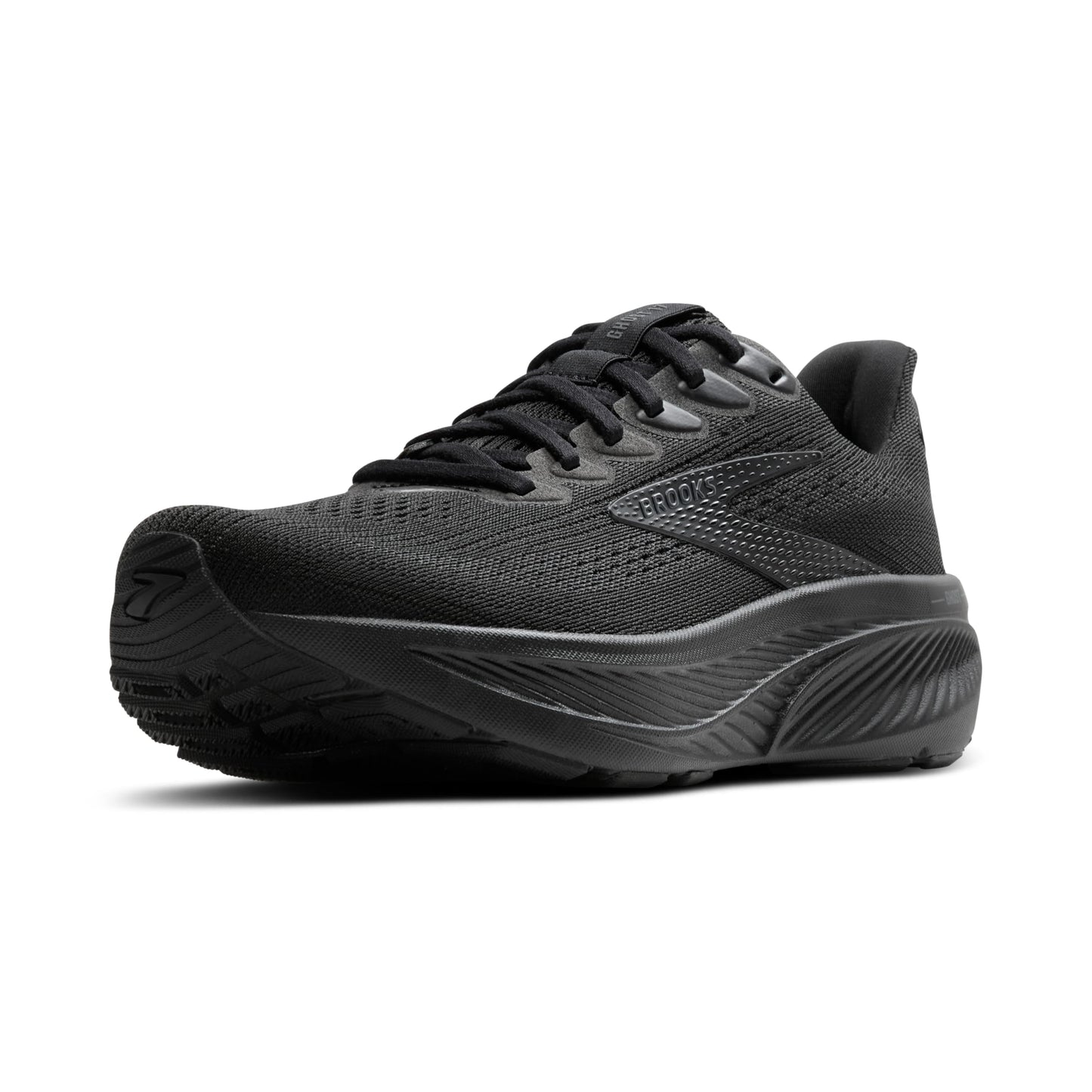 Brooks Women’s Ghost 17 Neutral Running Shoe - Black/Black/Ebony - 13 Wide
