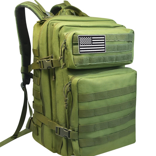 ILLINOS Tactical Backpack For Men, Large Army High Capacity Backpack, Men And Women Camping Escape Backpack, Hunting Assault Military Backpack 47L, 3-Day Evacuation Tactical Backpack