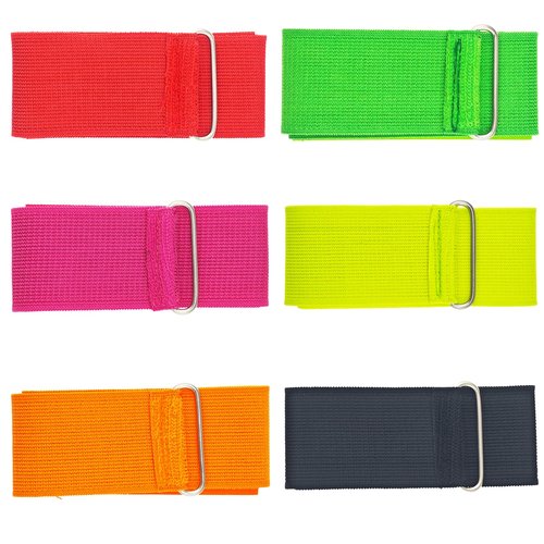 Zelerdo 6 Pack 3 Legged Race Bands Three Legged Race for Outdoor Fun (6)