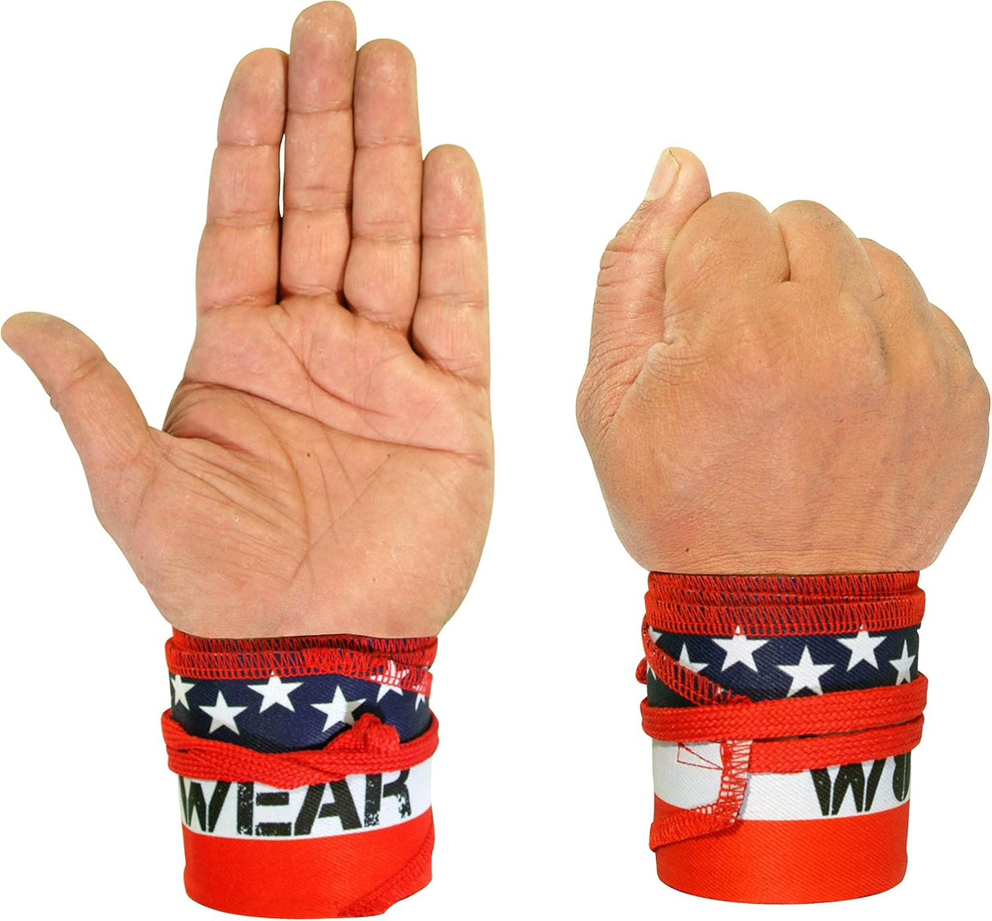 Powerlifting Wrist Wraps for Strength Training & CrossFit - One Size Fits All