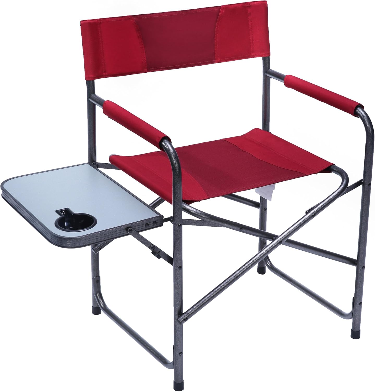 PORTAL Director Chairs, Foldable, Alloy Steel, Blue/Grey