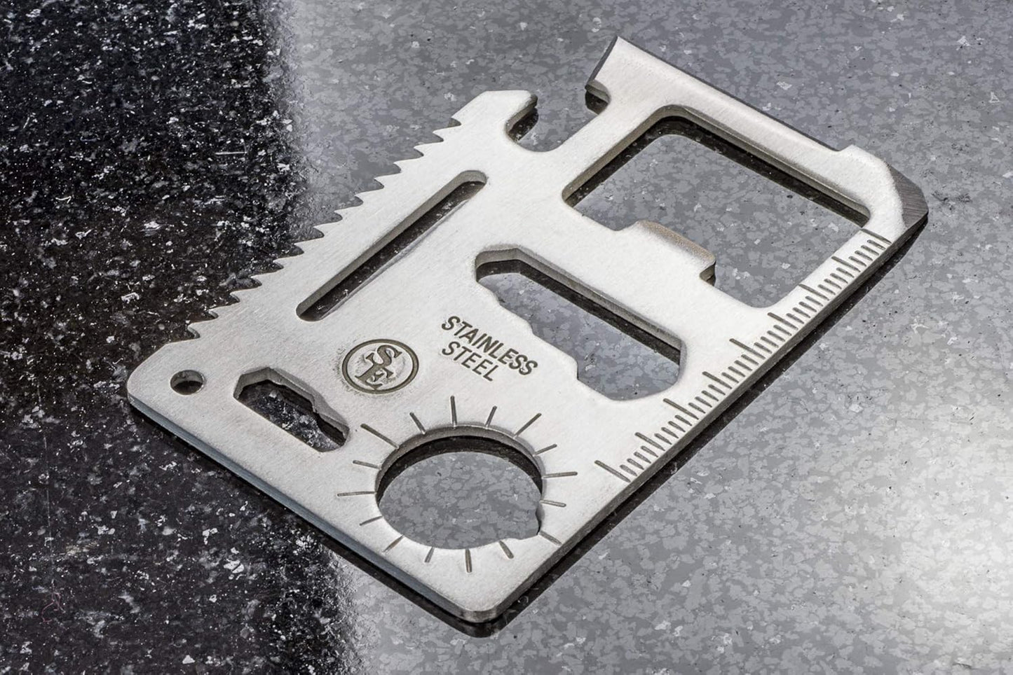 Survival Pocket Tools Set - 11-Function Stainless Steel Multi-Tool (Pack of 5) - MT908-5