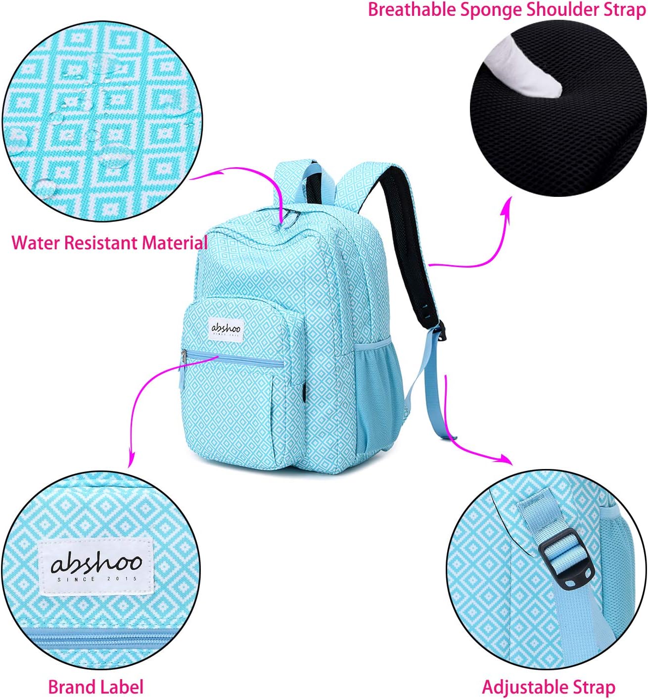 abshoo Classical Basic Travel Backpack For School Water Resistant Bookbag