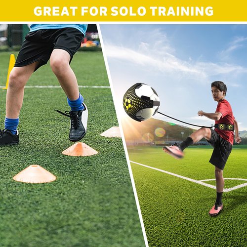 LangRay Speed Training Equipment Set, 20ft Agility Ladder, 10 Disc Cones, 5 Resistance Bands, 1 Jump Rope, 1 Football Trainer, Soccer Basketball Fitness Training Gifts for Kids Youth Adults