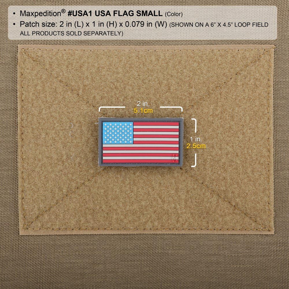 MAXPEDITION Gear USA Flag Small Patch