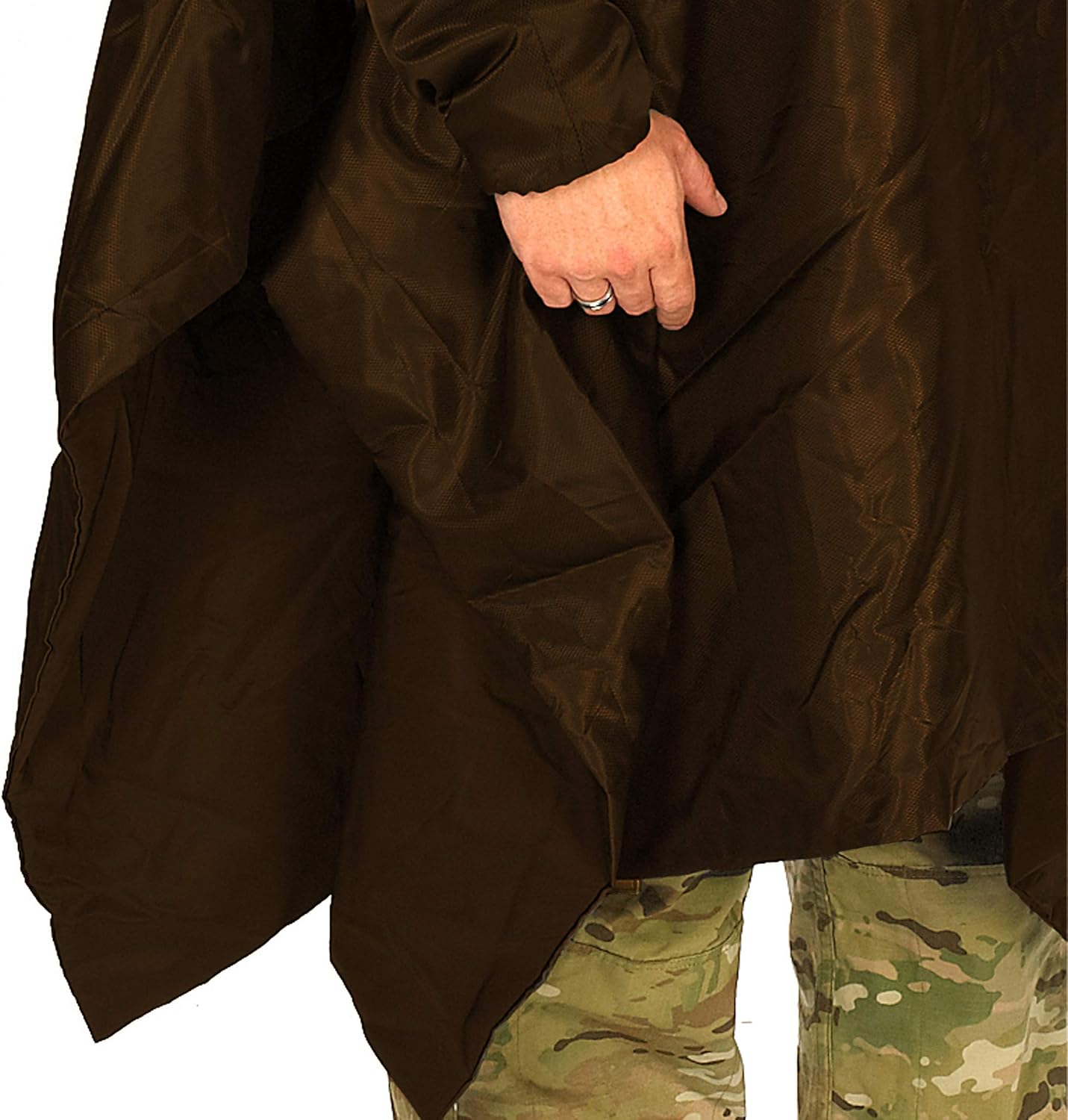 Snugpak Water-Repellent Poncho Liner with Lightweight Design, Sleeves & Hood
