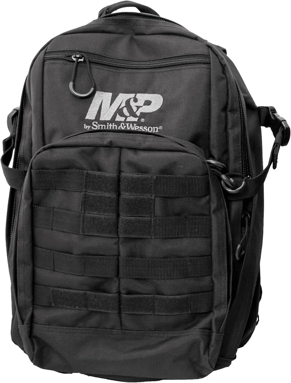 Smith & Wesson M&P Duty Series Small Backpack with Weather Resistance, Ballistic Fabric Construction and MOLLE for Hunting, Range, Travel and Sport, Black