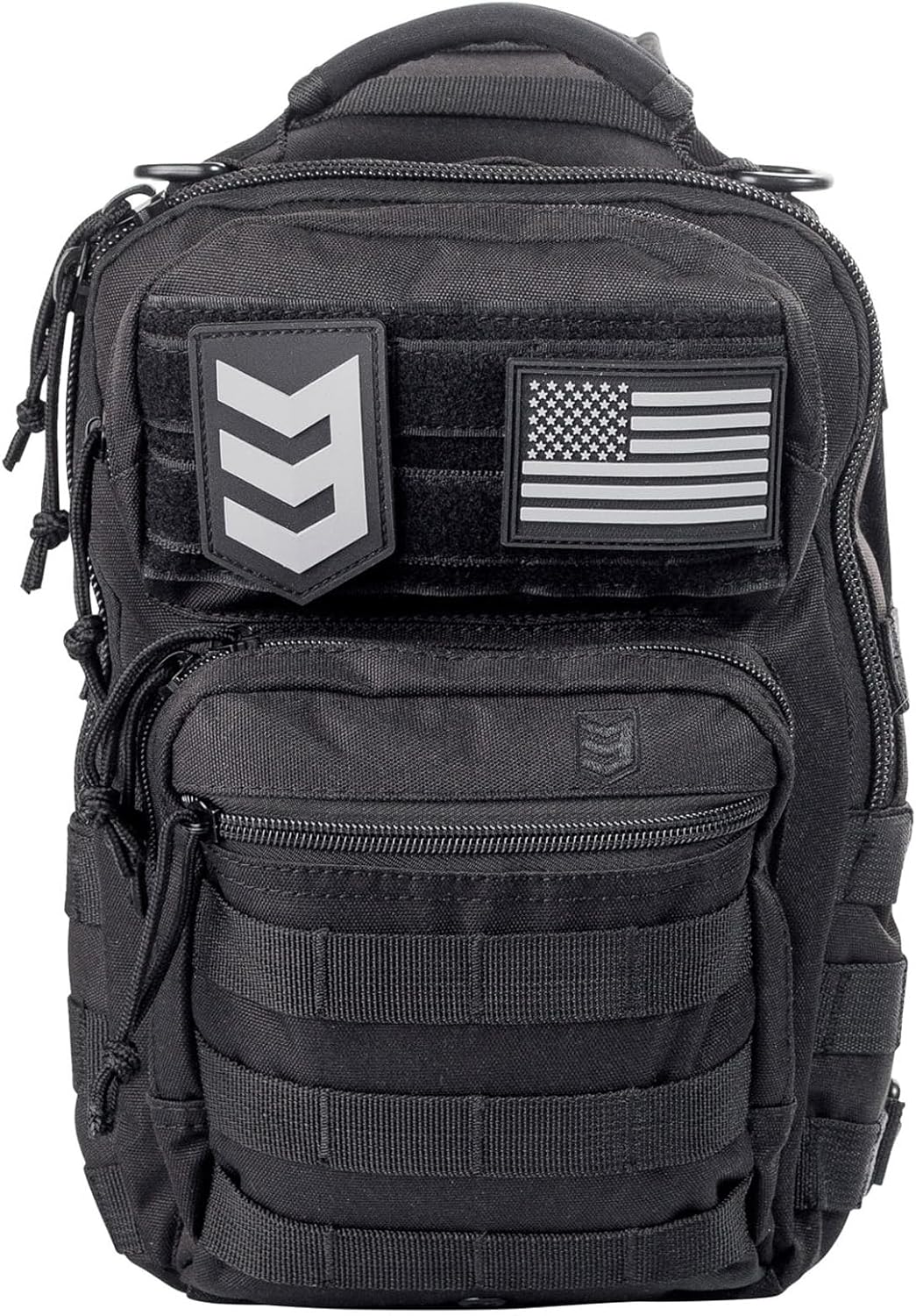 3VGEAR Posse EDC Sling Pack, 7L - MOLLE Compatible, Ambidextrous Strap - Rugged 600D Polyester Small Tactical Bag