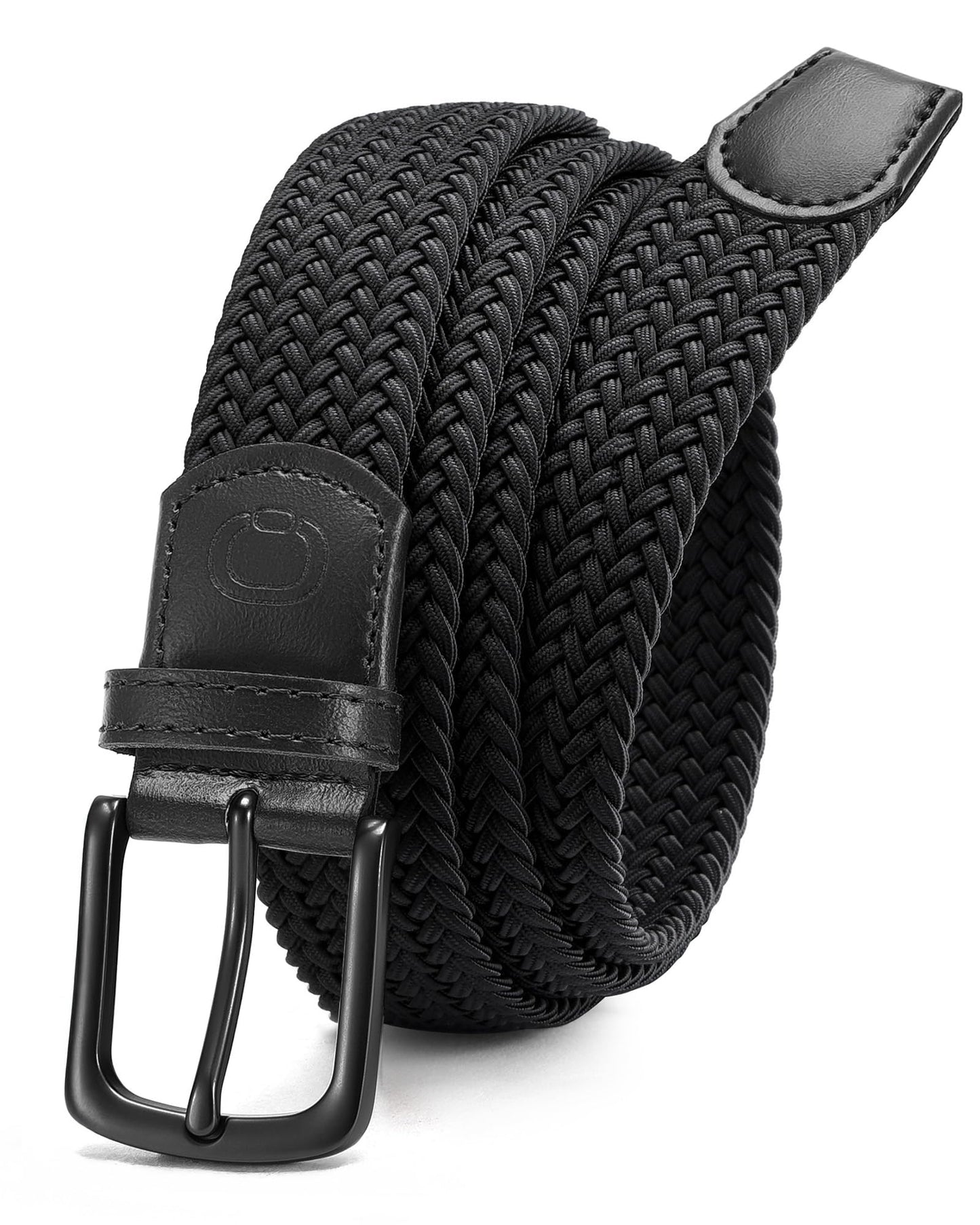 CHAOREN Stretch Mens Belt - Braided Elastic Golf Belt for Men 1 3/8"- Fits Casual Jeans & Shorts