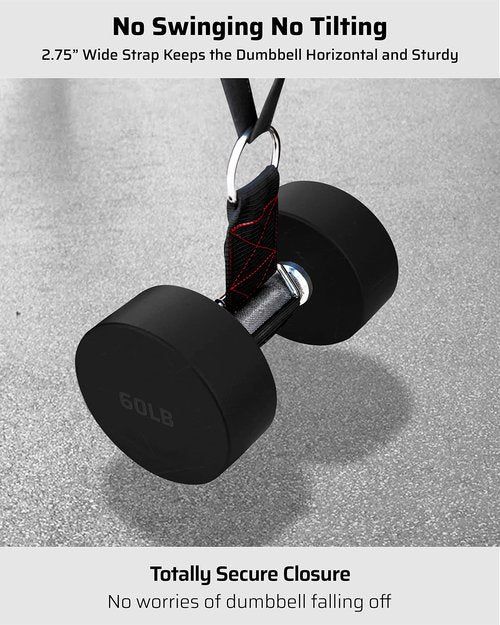 THEFITGUY Ultimate Dip Belt & Dumbbell Straps Bundle – For Loading Plates, Dumbbells & Barbells | Secure Fit, Horizontal Weight, Built for Heavy Dips & Squats