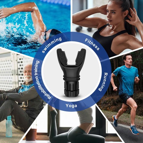 Portable Muscle Trainer, Exercise Trainer with Resistance Adjustable, Easy to Clean and Use, Improve Strength and Endurance（Black）