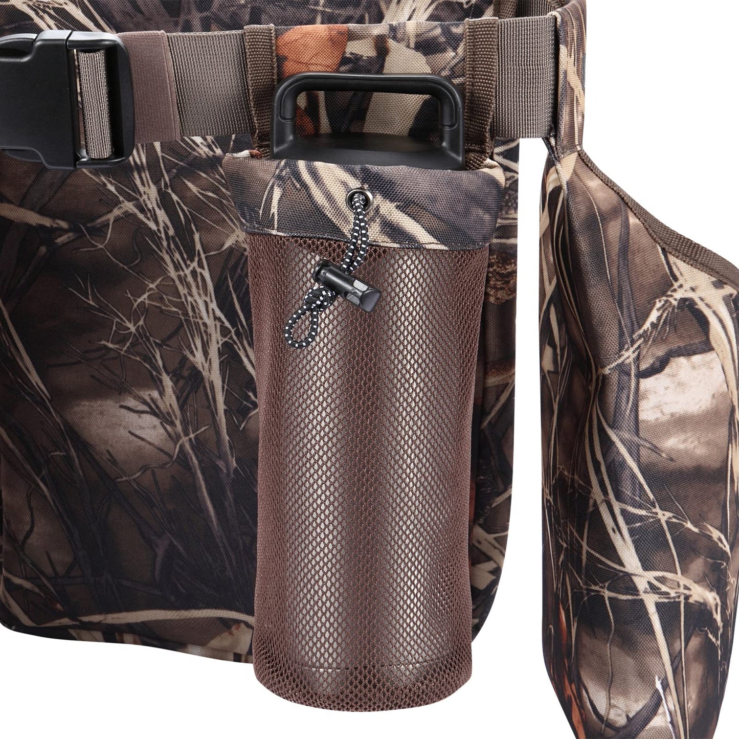 UIIHUNT Dove Hunting Dove Belt: Adjustable Dove Belt Game Bag, Dove Gear Field and Shooting Game Belt, Hunting Accessories (Yellow Reed Camo)