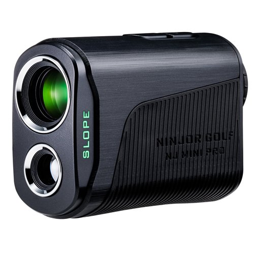 NINJOR GOLF(Ninja Golf) NJ Mini Series Golf Range Finder with Slope Switch and Pin Lock Laser RangeFinder Max1000YD (OLED, Black)