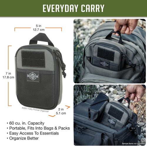 MAXPEDITION Fatty Pocket Organizer - Versatile EDC Tool Pouch for Gear Storage