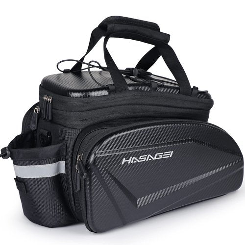 HASAGEI Bike Bag,Bicycle Bag,Bike Rack Bag,35L Capacity,Waterproof,Bike Trunk Storage Travel Bag Panniers for Rear Rack