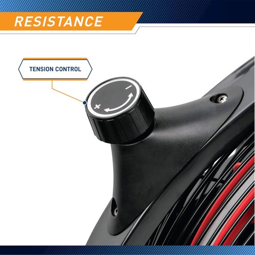Marcy Air-Resistance Fan Bike with Dual Action Handlebars for Full-Body Workout