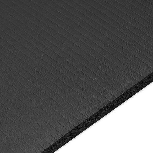 SPRI 12mm Pro Fitness Matt - Thick Exercise Mat for Floor Workouts, Sit-Ups, Push-Ups, Stretching, Toning, and General Fitness - Non-Slip Texture, Cushioned, Portable Rolling Mat with Carrying Strap