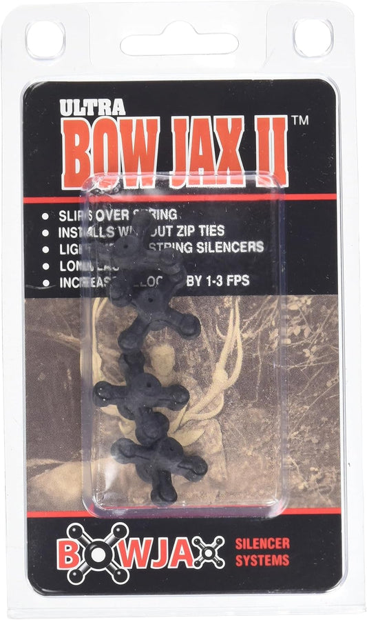 Bowjax 1036 Ultra Bow Jax II Dampener-Pack of 4 (Black)