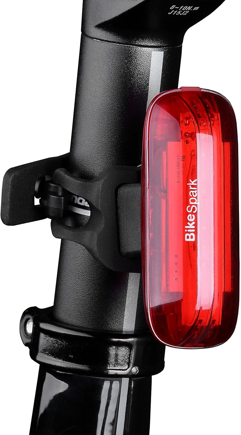 Auto-Sensing Rear Light G3 -Superbright LED Bike Tail Light - Auto On/Off & Deceleration Flash by Motion Sensing - USB Rechargeable - IPX5 - Made in Taiwan