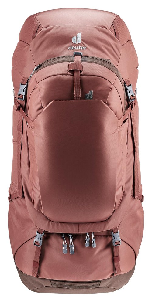 deuter Voyager 60+10 SL Women's Travel Backpack, caspia-raisin