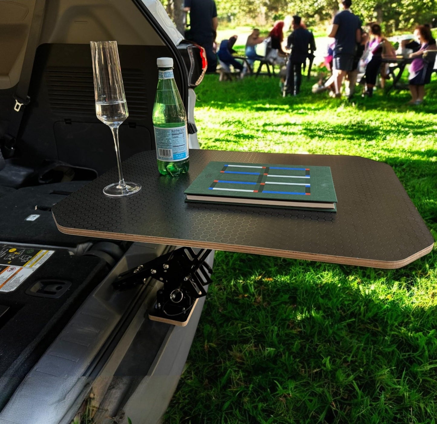Generic Car Tail Table Portable Tailgate Camping Table for Cars, Vans & SUVs | Folding Outdoor Vehicle Table for Camping, Road Trips, Tailgating, and On-The-Go Workspaces