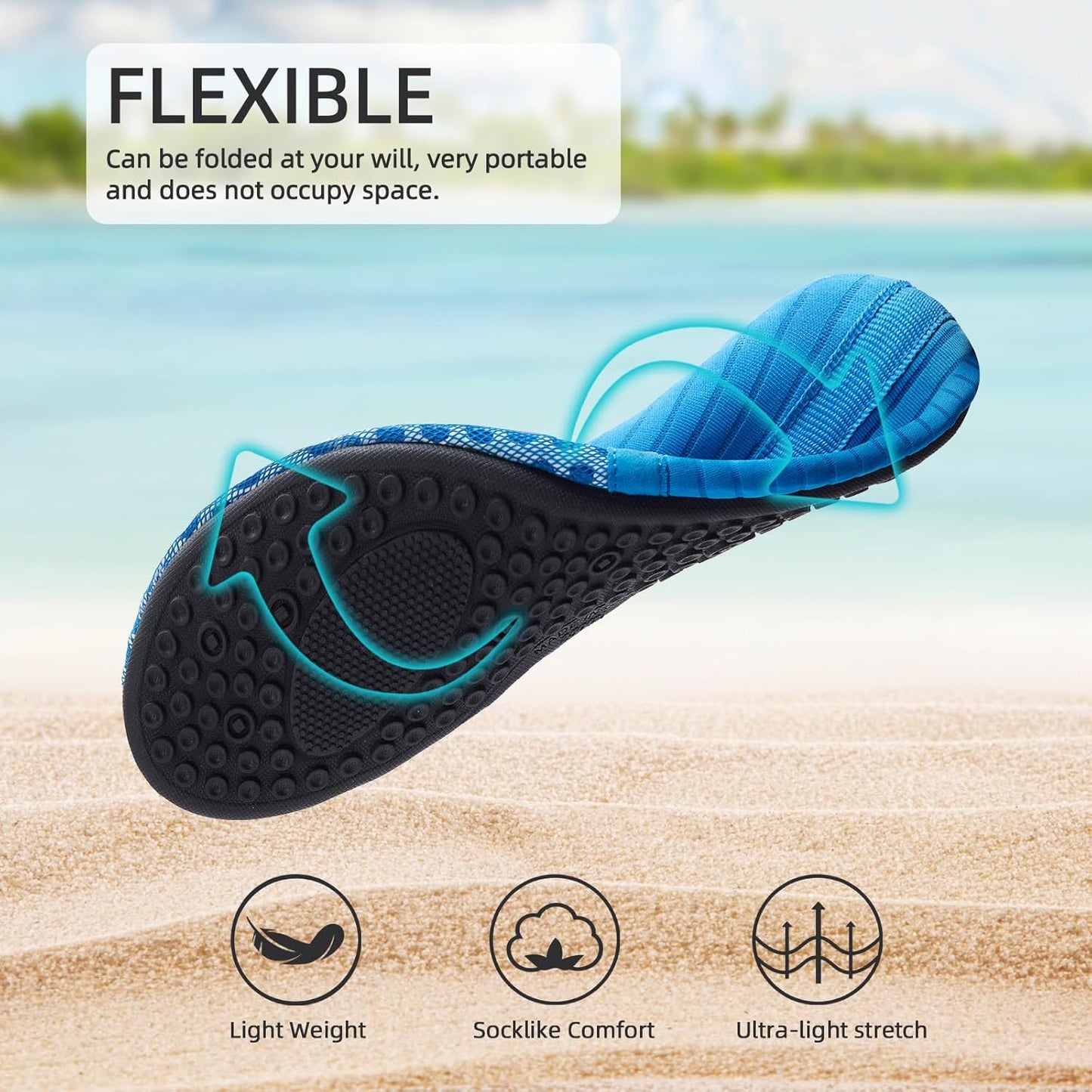 Quick-Dry Tanamo Water Shoes | Aqua Socks for Men & Women | Beach & Pool