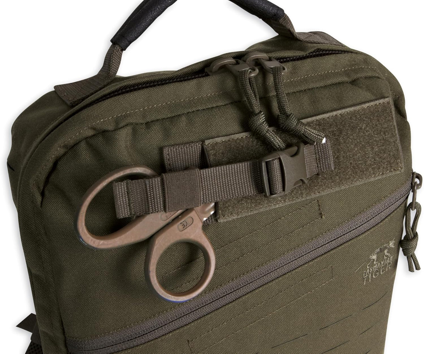 Tasmanian Tiger Medic Assault Tactical Medical Backpack MKII - Lightweight MOLLE System Organization for First Aid Survival, Black - One Size