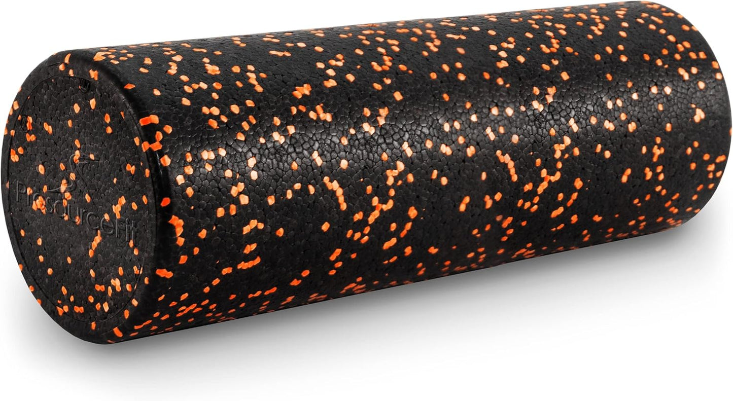 ProsourceFit High Density Foam Rollers 36 - inches Long, Firm Full Body Athletic Massage Tool for Back Stretching, Yoga, Pilates, Post Workout Muscle Recuperation, Black