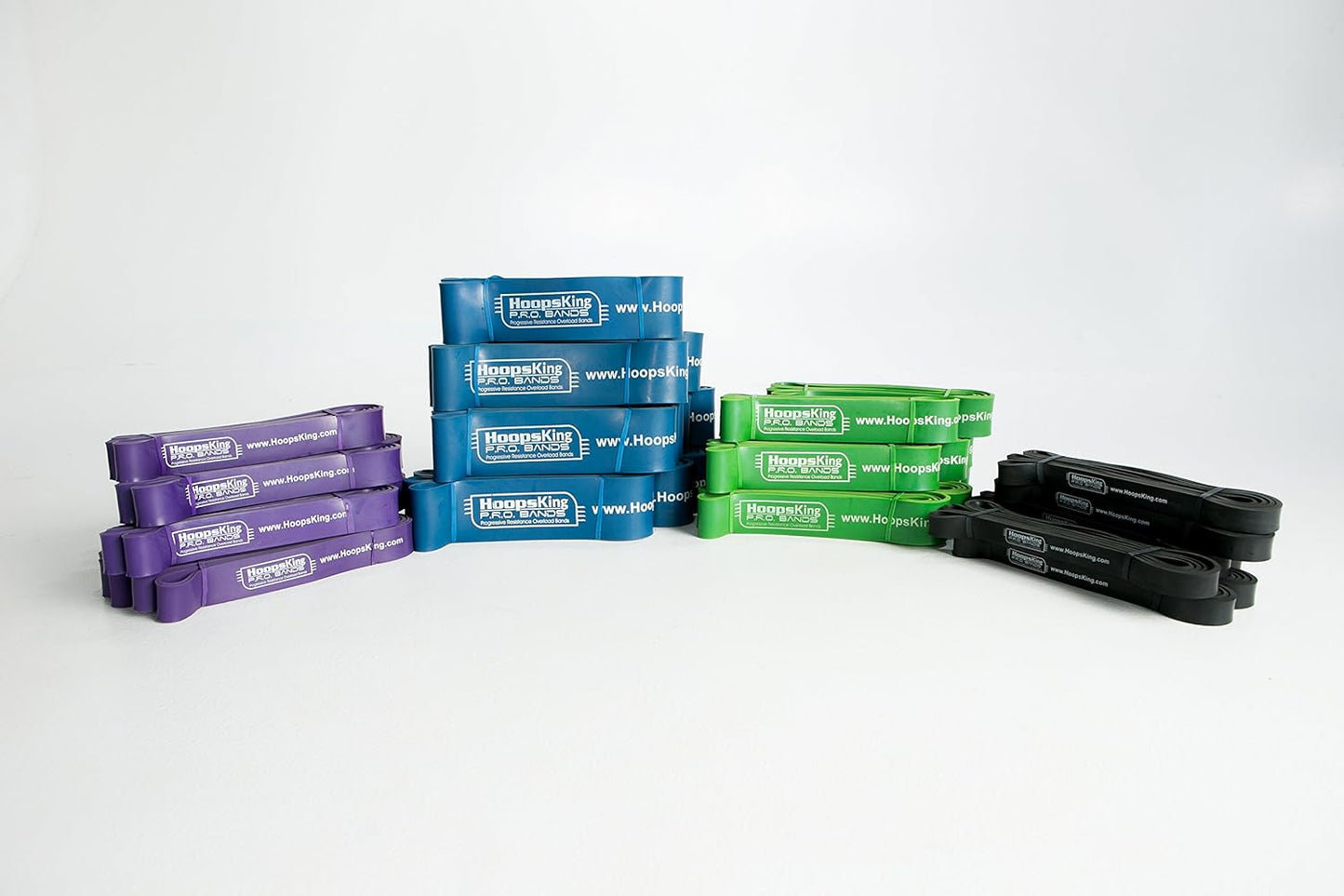 P.R.O. Bands for Basketball Resistance Bands Training (SINGLE Band - 4 Levels to Choose From | Perfect For Improving Dribble Explosiveness, Vertical Jump, Lateral Quickness, Stretching, Strength Train