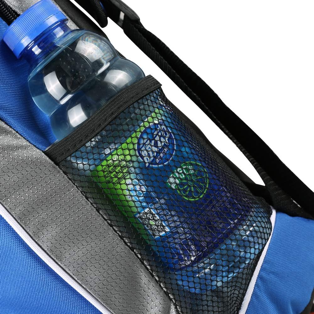 SumacLife Sportslite Lightweight Sports Travel Nylon Bl, Blue/Gray, One Size