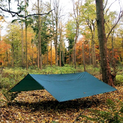 DD Hammocks - DD Tarp 4x4 - Coyote Brown: 13ft x 13ft