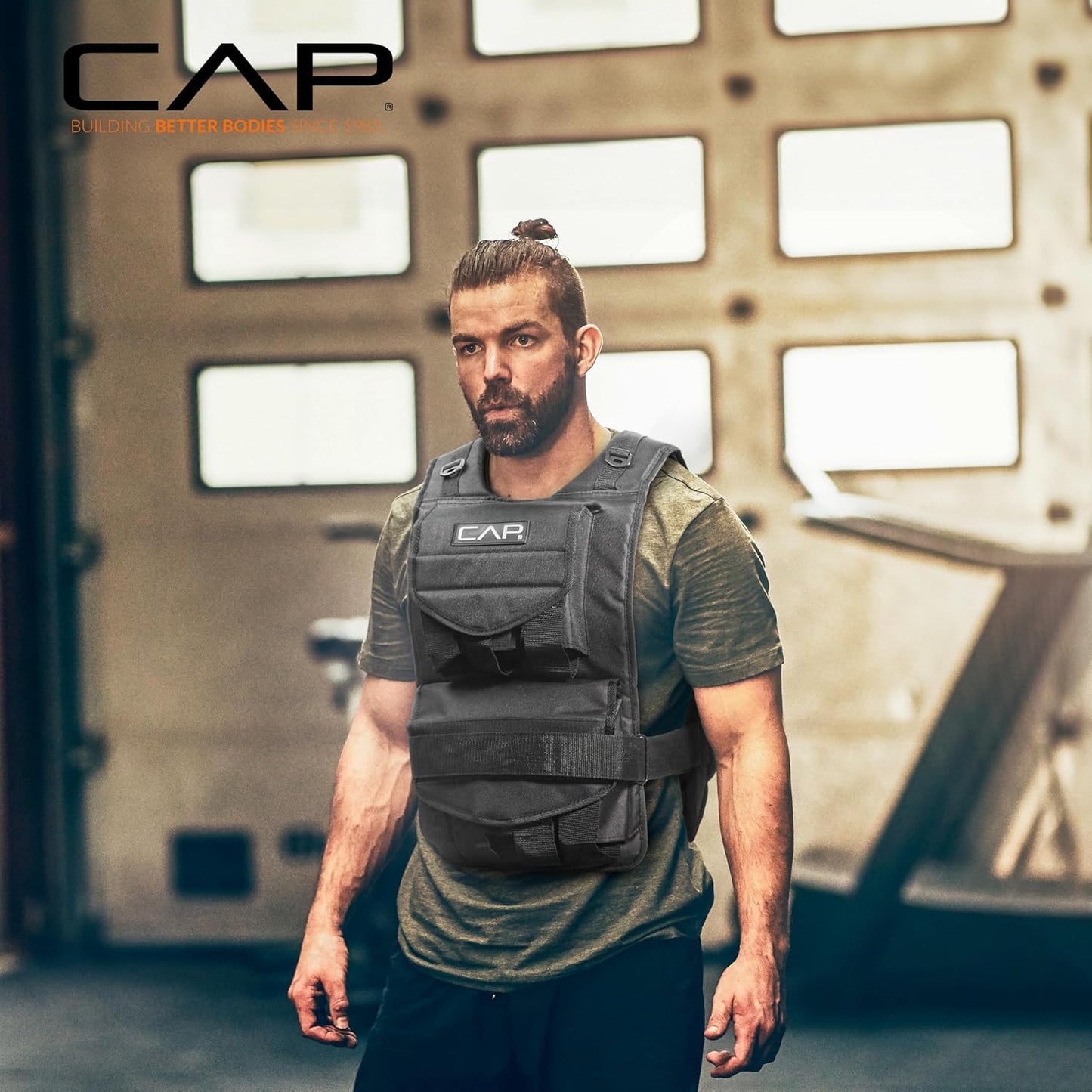 Adjustable Weighted Vest by CAP Barbell | Custom Fit for Enhanced Workouts