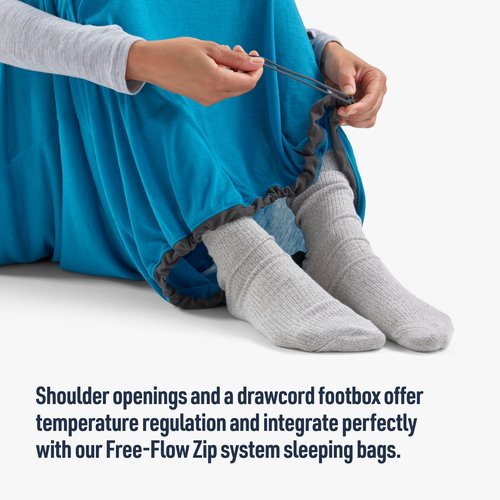 Sea to Summit Breeze Sleeping Bag Liner w/Permethrin, Rectangular w/Pillow Sleeve