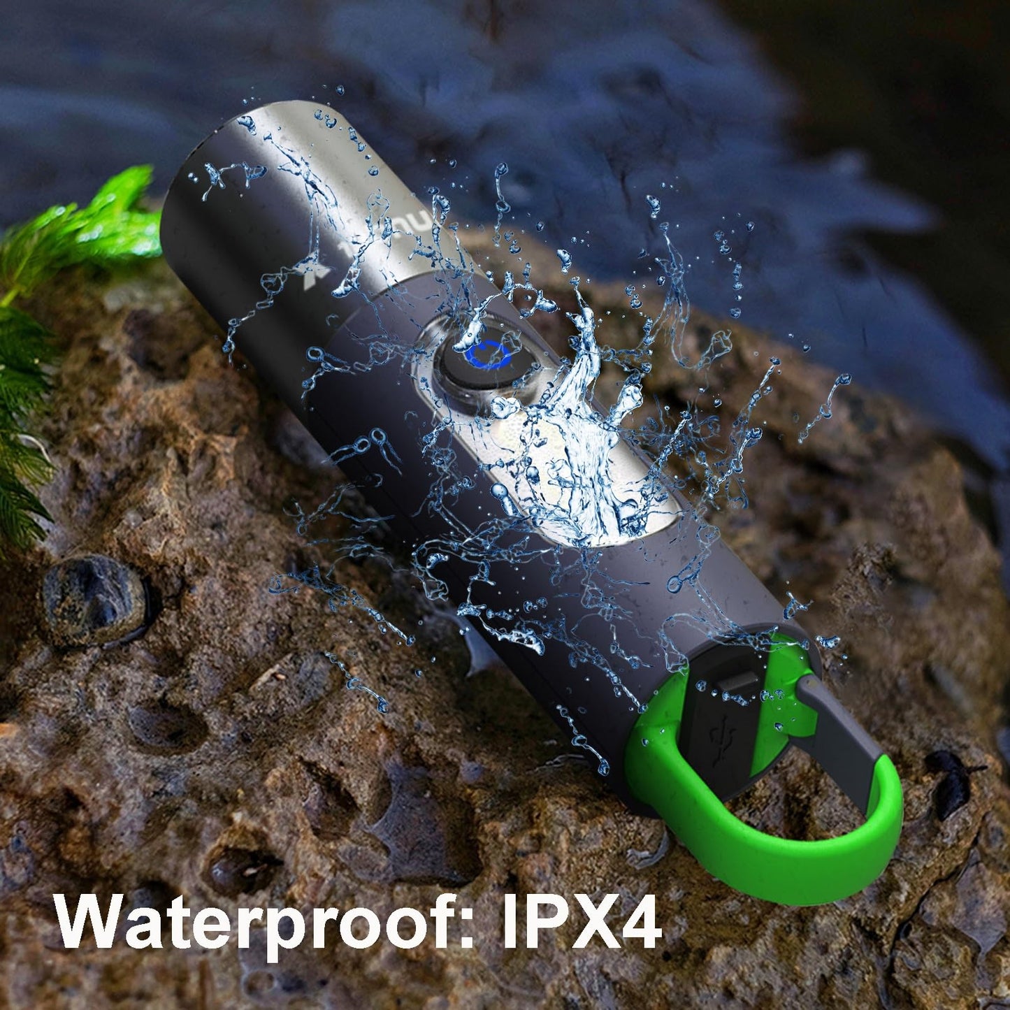 JAMISAY LED Rechargeable Flashlights, Zoomable 4 Modes 1000 Lumens, IPX4 Waterproof & Type-C Powerful Tactical Small Flashlights for Hiking, Travel, Camping, Emergency Gifts