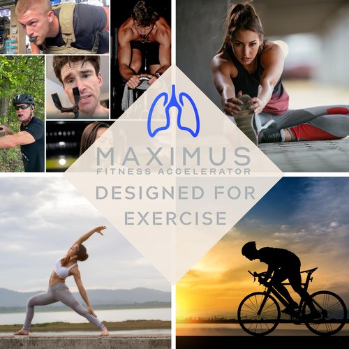 Maximus Fitness Accelerator | Lightweight 1oz Breathing Exercise Device for Improving Fitness & Strength | Designed for Use During Exercise | Trusted by Top Athletes