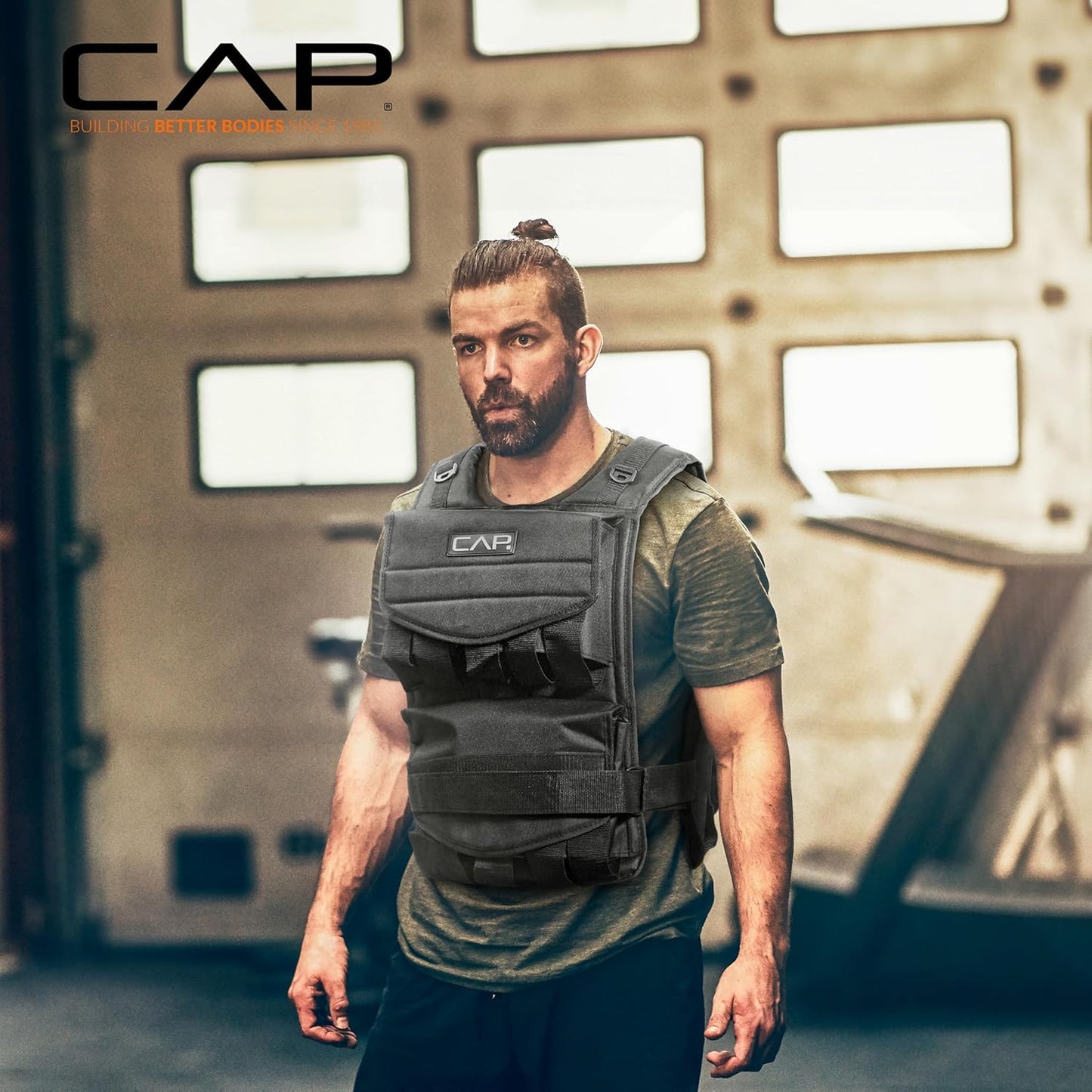 Adjustable Weighted Vest by CAP Barbell | Custom Fit for Enhanced Workouts