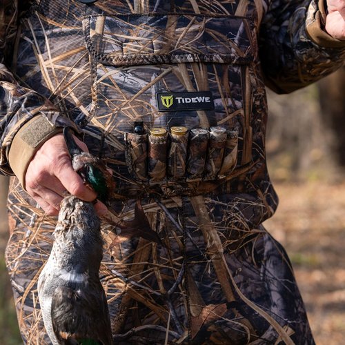 TIDEWE Chest Waders, Hunting Waders for Men Next Camo Evos with 800G Insulation, Waterproof Cleated Neoprene Bootfoot Wader, Insulated Hunting & Fishing Waders (Size 10)
