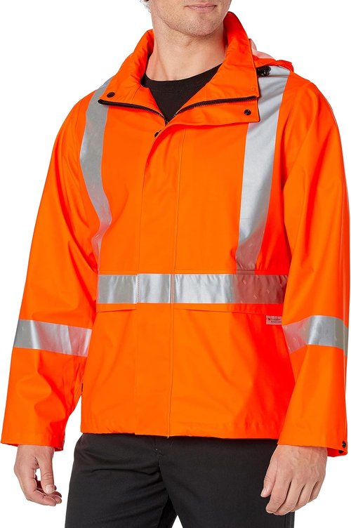 Helly-Hansen Men's Alta CSA Rain Jacket - Durable Workwear for All Weather