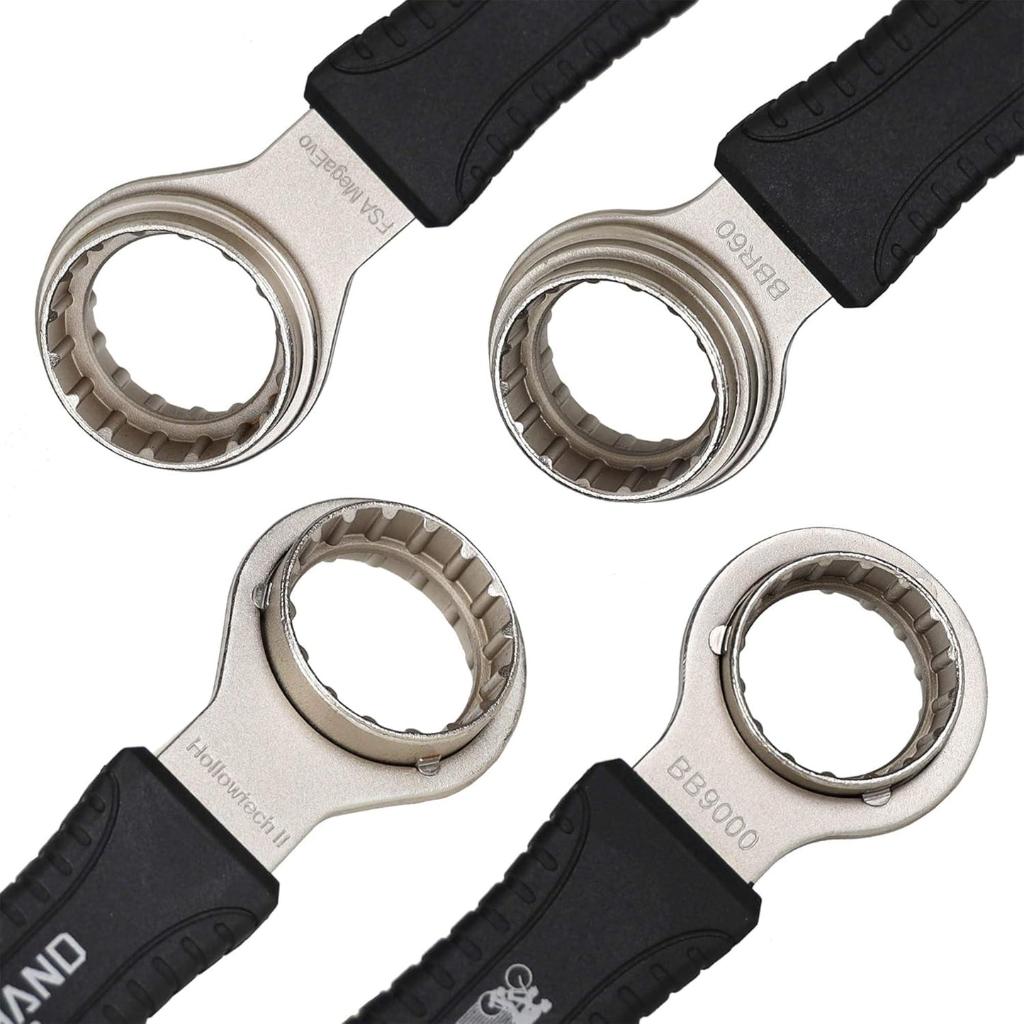 BikeHand Bicycle Bottom Bracket Tool - Compatible with Shimano Hollowtech II/BB9000, BBR60, M8000, Sram Dub, Truvativ GXP, FSA Mega EVO or Campagnolo Ultra-Torque
