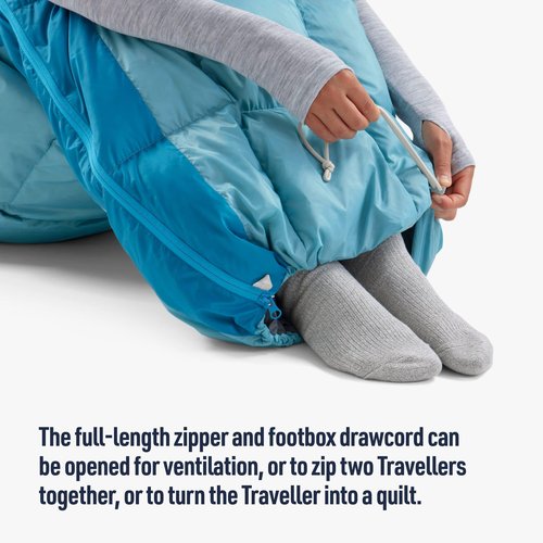 Sea to Summit Traveller Down Sleeping Bag Blanket, 45-Degree, Long